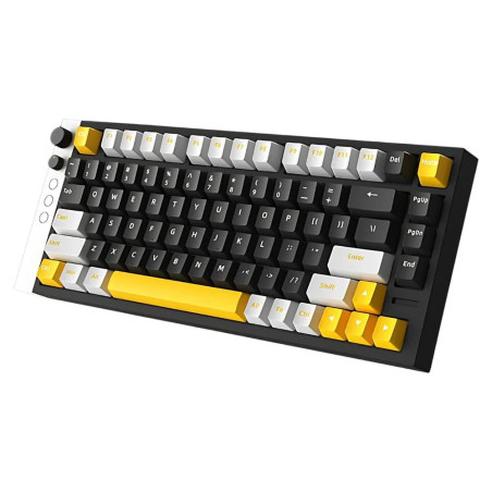 Lamzu професионална геймърска механична клавиатура Professional Gaming Mechanical Keyboard JET 75 - 8K, Magnetic Gateron Jade Sw
