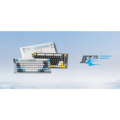Lamzu професионална геймърска механична клавиатура Professional Gaming Mechanical Keyboard JET 75 - 8K, Magnetic Gateron Jade Sw