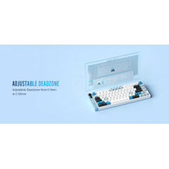 Lamzu професионална геймърска механична клавиатура Professional Gaming Mechanical Keyboard JET 75 - 8K, Magnetic Gateron Jade Sw