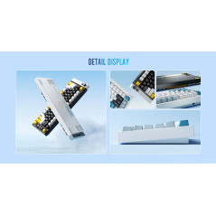 Lamzu професионална геймърска механична клавиатура Professional Gaming Mechanical Keyboard JET 75 - 8K, Magnetic Gateron Jade Sw