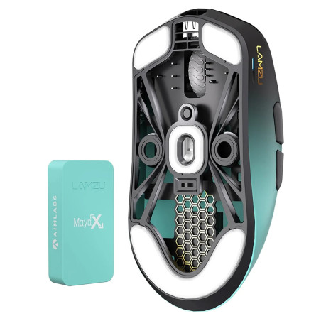 Lamzu професионална геймърска мишка MAYA X 8K - Wireless Gaming Mouse - Aimlabs Edition