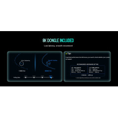 Lamzu професионална геймърска мишка MAYA X 8K - Wireless Gaming Mouse - Aimlabs Edition