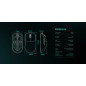 Lamzu професионална геймърска мишка MAYA X 8K - Wireless Gaming Mouse - Aimlabs Edition Lamzu професионална геймърска мишка MAYA X 8K - Wireless Gaming Mouse - Aimlabs Edition