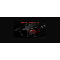 VXE професионална геймърска мишка Wireless Gaming Mouse MAD R 8K SET - Omron Optical Microswitches, White