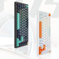 VGN безжична геймърска механична клавиатура Wireless Gaming Mechanical Keyboard - N75 PRO Caribbean Blue - Kailh Vaporwave Switc VGN безжична геймърска механична клавиатура Wireless Gaming Mechanical Keyboard - N75 PRO Caribbean Blue - Kailh Vaporwave Switc
