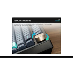 VGN безжична геймърска механична клавиатура Wireless Gaming Mechanical Keyboard - N75 PRO Jelly Orange - Azure Switches, RGB