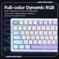 VGN безжична геймърска механична клавиатура Wireless Gaming Mechanical Keyboard - V98 PRO V2 Black Currant - Kailh Vaporwave Swi VGN безжична геймърска механична клавиатура Wireless Gaming Mechanical Keyboard - V98 PRO V2 Black Currant - Kailh Vaporwave Swi