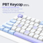 VGN безжична геймърска механична клавиатура Wireless Gaming Mechanical Keyboard - V98 PRO V2 Black Currant - Kailh Vaporwave Swi VGN безжична геймърска механична клавиатура Wireless Gaming Mechanical Keyboard - V98 PRO V2 Black Currant - Kailh Vaporwave Swi