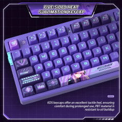 VGN професионална безжична геймърска механична клавиатура Wireless Professional Gaming Mechanical Keyboard - V87 PRO Athena - An