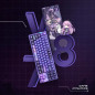 VGN професионална безжична геймърска механична клавиатура Wireless Professional Gaming Mechanical Keyboard - V87 PRO Athena - An VGN професионална безжична геймърска механична клавиатура Wireless Professional Gaming Mechanical Keyboard - V87 PRO Athena - An
