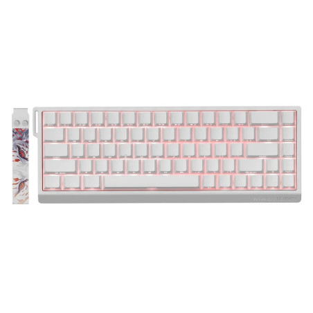 Madlions професионална геймърска механична клавиатура Professional Gaming Mechanical Keyboard MAD 68 HE RGB - 1K, Magnetic Amber