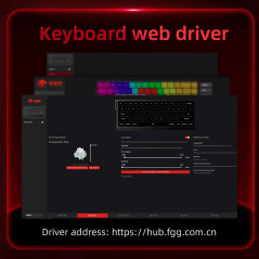 Madlions професионална геймърска механична клавиатура Professional Gaming Mechanical Keyboard MAD 68 HE RGB - 1K, Magnetic Amber