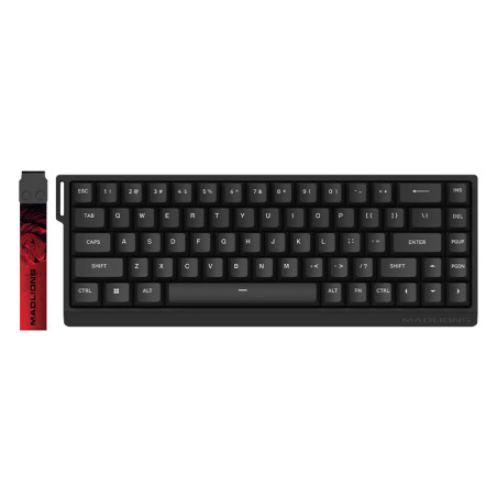 Madlions професионална геймърска механична клавиатура Professional Gaming Mechanical Keyboard MAD 68 HE RGB - 1K, Magnetic Amber