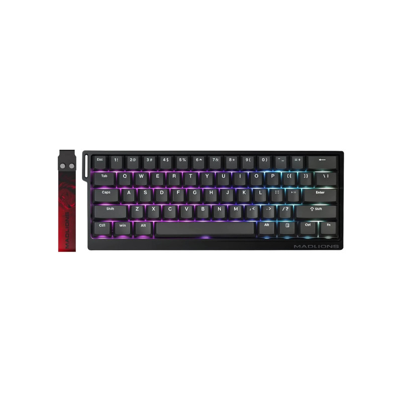 Madlions професионална геймърска механична клавиатура Professional Gaming Mechanical Keyboard MAD 60 HE Flagship - 8K, Magnetic Madlions професионална геймърска механична клавиатура Professional Gaming Mechanical Keyboard MAD 60 HE Flagship - 8K, Magnetic