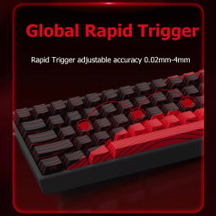 Madlions професионална геймърска механична клавиатура Professional Gaming Mechanical Keyboard MAD 60 HE Flagship - 8K, Magnetic 