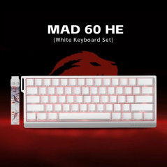 Madlions професионална геймърска механична клавиатура Professional Gaming Mechanical Keyboard MAD 60 HE RGB - 1K, Magnetic Amber