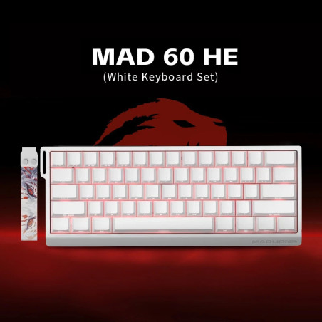 Madlions професионална геймърска механична клавиатура Professional Gaming Mechanical Keyboard MAD 60 HE RGB - 1K, Magnetic Amber