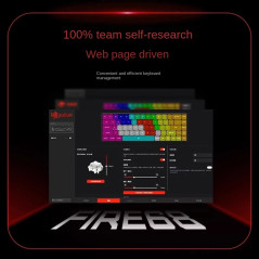 Madlions професионална геймърска механична клавиатура Professional Gaming Mechanical Keyboard FIRE 68 ULTRA - 8K, Gateron Magnet