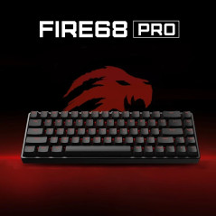 Madlions професионална геймърска механична клавиатура Professional Gaming Mechanical Keyboard FIRE 68 PRO - 8K, Gateron Magnetic