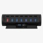 Streamplify стрийминг хъб/дек Streaming HUB CTRL 7 RGB - 7 x USB-A - SPUH-HC71217.11