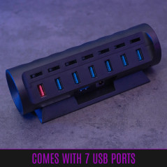 Streamplify стрийминг хъб/дек Streaming HUB CTRL 7 RGB - 7 x USB-A - SPUH-HC71217.11