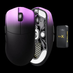 Lamzu професионална геймърска мишка MAYA X 8K - Wireless Gaming Mouse - Purple Shadow
