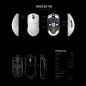 Lamzu професионална геймърска мишка MAYA X 8K - Wireless Gaming Mouse - Purple Shadow Lamzu професионална геймърска мишка MAYA X 8K - Wireless Gaming Mouse - Purple Shadow