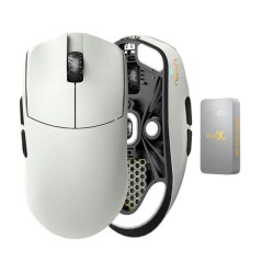 Lamzu професионална геймърска мишка MAYA X 8K - Wireless Gaming Mouse - Cloud Grey