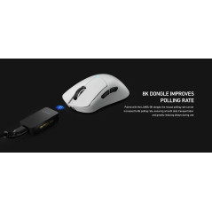 Lamzu приемник за мишка 8K DONGLE - White