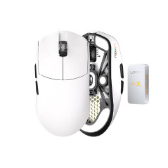Lamzu професионална геймърска мишка MAYA X 8K - Wireless Gaming Mouse - White