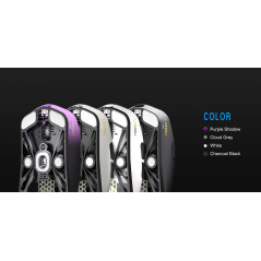 Lamzu професионална геймърска мишка MAYA X 8K - Wireless Gaming Mouse - White