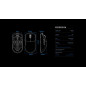 Lamzu професионална геймърска мишка MAYA X 8K - Wireless Gaming Mouse - White Lamzu професионална геймърска мишка MAYA X 8K - Wireless Gaming Mouse - White