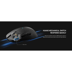 Lamzu професионална геймърска мишка ATLANTIS MINI 4K - Wireless Gaming Mouse - Charcoal Black