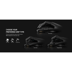 Lamzu професионална геймърска мишка ATLANTIS MINI 4K - Wireless Gaming Mouse - Charcoal Black