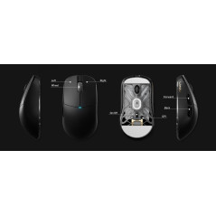Lamzu професионална геймърска мишка ATLANTIS MINI 4K - Wireless Gaming Mouse - Charcoal Black