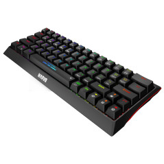 Marvo безжична механична геймърска клавиатура Wireless Gaming Mechanical keyboard Hecate 61WR Black - KG962W-R - Bluetooth 5.0, 
