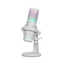 Marvo Геймърски микрофон Gaming USB Microphone Blast 60 White - MIC-07 WH - USB, RGB