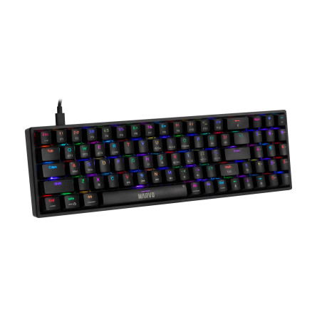 Marvo безжична механична геймърска клавиатура Wireless Gaming Mechanical keyboard Shogo 78W - KG956W - Bluetooth 5.0, 2.4G