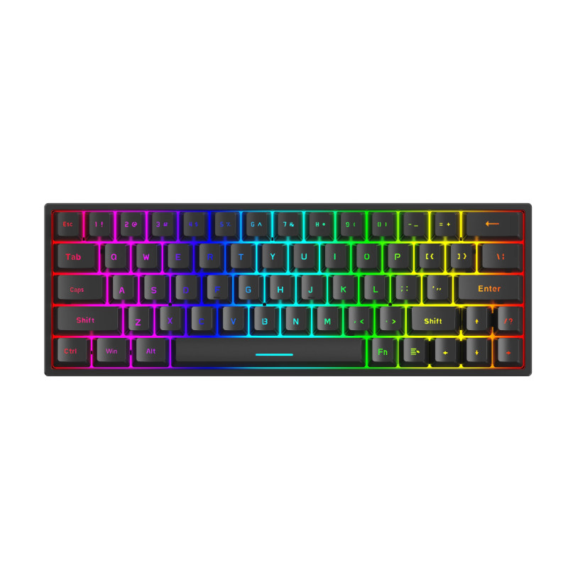 Marvo безжична механична геймърска клавиатура Wireless Gaming Mechanical keyboard Shogo 63W - KG955W - Bluetooth 5.0, 2.4G Marvo безжична механична геймърска клавиатура Wireless Gaming Mechanical keyboard Shogo 63W - KG955W - Bluetooth 5.0, 2.4G