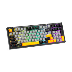 Marvo геймърска клавиатура Gaming Keyboard Soldat S50B - Rainbow, 98 keys - MARVO-K638B