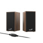 Genius тонколони Speakers 2.0 - SP-HF180 - 6W, USB, Wood