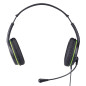 Genius слушалки с микрофон Headset HS-400A - 3.5 mm, Mic, Black/Green