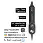 Genius слушалки с микрофон Headset HS-220U - AI, USB-C, Mic, Black