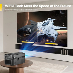 MagCubic преносим мултимедиен проектор Portable Multimedia Projector HY450C - 8K, Android 11, Wi-Fi 6, Bluetooth 5.4
