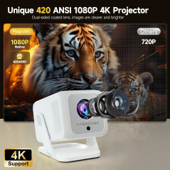 MagCubic преносим мултимедиен проектор Portable Multimedia Projector HY310X - 4K, Android 11, Wi-Fi, Bluetooth 5.2