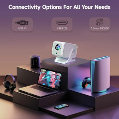 MagCubic преносим мултимедиен проектор Portable Multimedia Projector HY310X - 4K, Android 11, Wi-Fi, Bluetooth 5.2