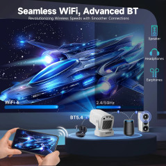 MagCubic преносим мултимедиен проектор Portable Multimedia Projector HY310 - 4K, Android 11, Wi-Fi, Bluetooth 5.4