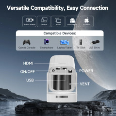 MagCubic преносим мултимедиен проектор Portable Multimedia Projector HY310 - 4K, Android 11, Wi-Fi, Bluetooth 5.4