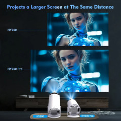 MagCubic преносим мултимедиен проектор Portable Multimedia Projector HY300 Pro - 4K, Android 11, Wi-Fi, Bluetooth 5.0
