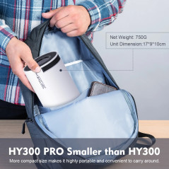 MagCubic преносим мултимедиен проектор Portable Multimedia Projector HY300 Pro - 4K, Android 11, Wi-Fi, Bluetooth 5.0